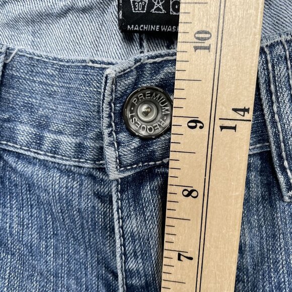 Request Jeans Mens 32x30 Premium Light Wash Mid Rise Denim Y2K - Picture 8 of 10